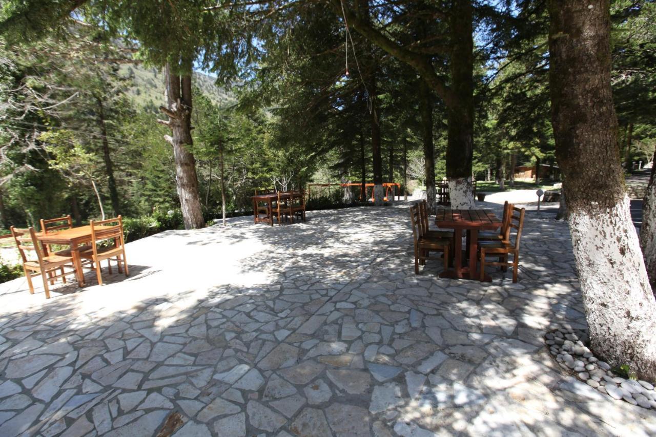 Bujtina Uji I Panjes, Log Cabins Dukat Exteriör bild